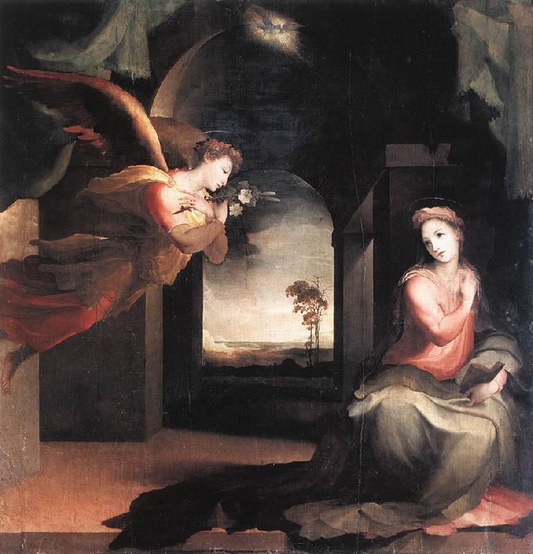 BECCAFUMI, Domenico The Annunciation  jhn France oil painting art
